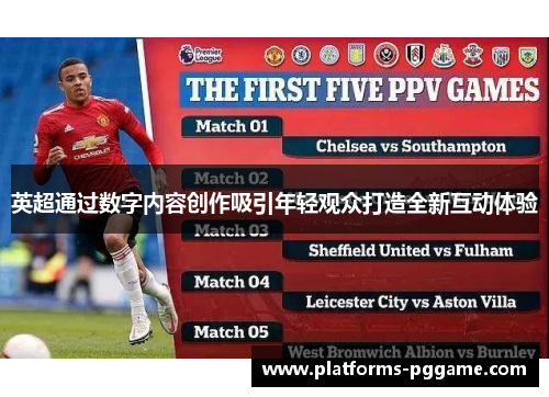 英超通过数字内容创作吸引年轻观众打造全新互动体验